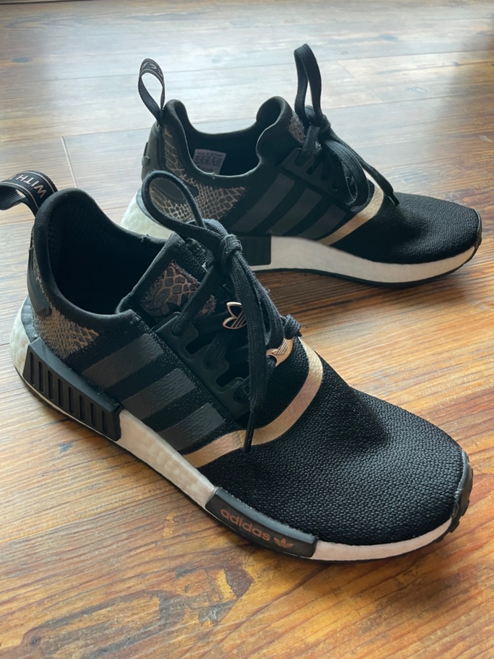 adidas Originals NMD R1 Casual Black & Rose Gold Sneakers